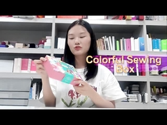 Ζωηρόχρωμη συσκευασία κιβωτίων δώρων εγγράφου ραψίματος