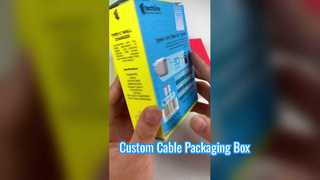 Προσαρμοσμένο κουτί συσκευασίας καλωδίου USB C
