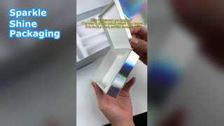 Πολυτελή ολογραφικά κουτιά κοσμημάτων Προσαρμοσμένη συσκευασία