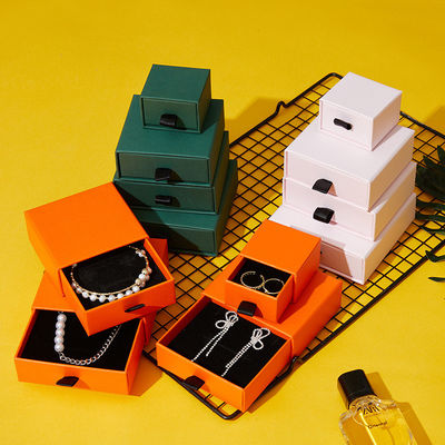 Ανακυκλωμένη συσκευασία κιβωτίων κοσμήματος εγγράφου cOem συρτάρι