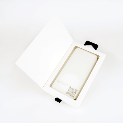 Προσαρμοσμένο κουτί με λογότυπο Luxury Paperboard Packaging Gift Box με διαφανές παράθυρο