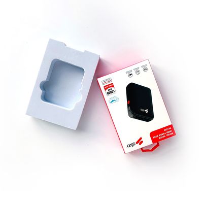 Custom printed logo Spot Uv Folding Power Bank paper boxes for Electronic Product Packaging boxes with Eva inner tray