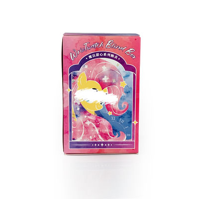 OEM Τυπωτική Τύπου Δάκρυα Strip Off τυφλό κουτί έκπληξη μυστηριώδη κουτιά Τέχνη παιχνίδια συσκευασία αναδιπλούμενο κουτί χαρτί δώρο